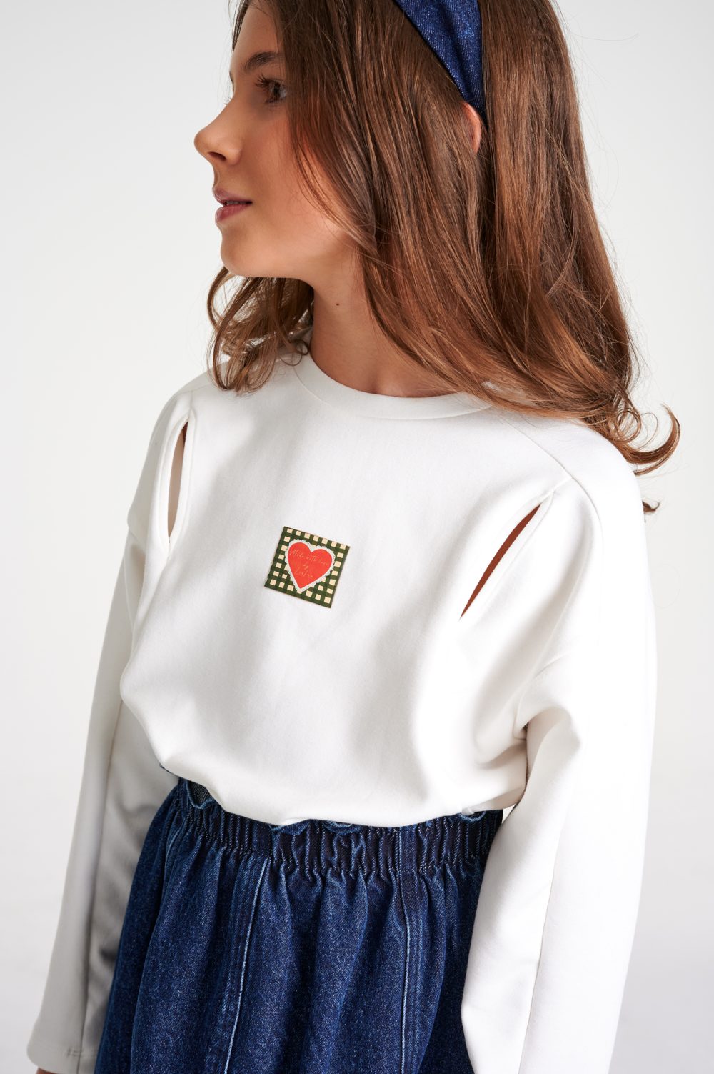 CUTOUT KALP SWEATSHIRT