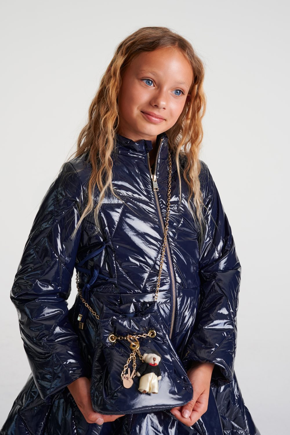 LACİVERT PUFFER MONT